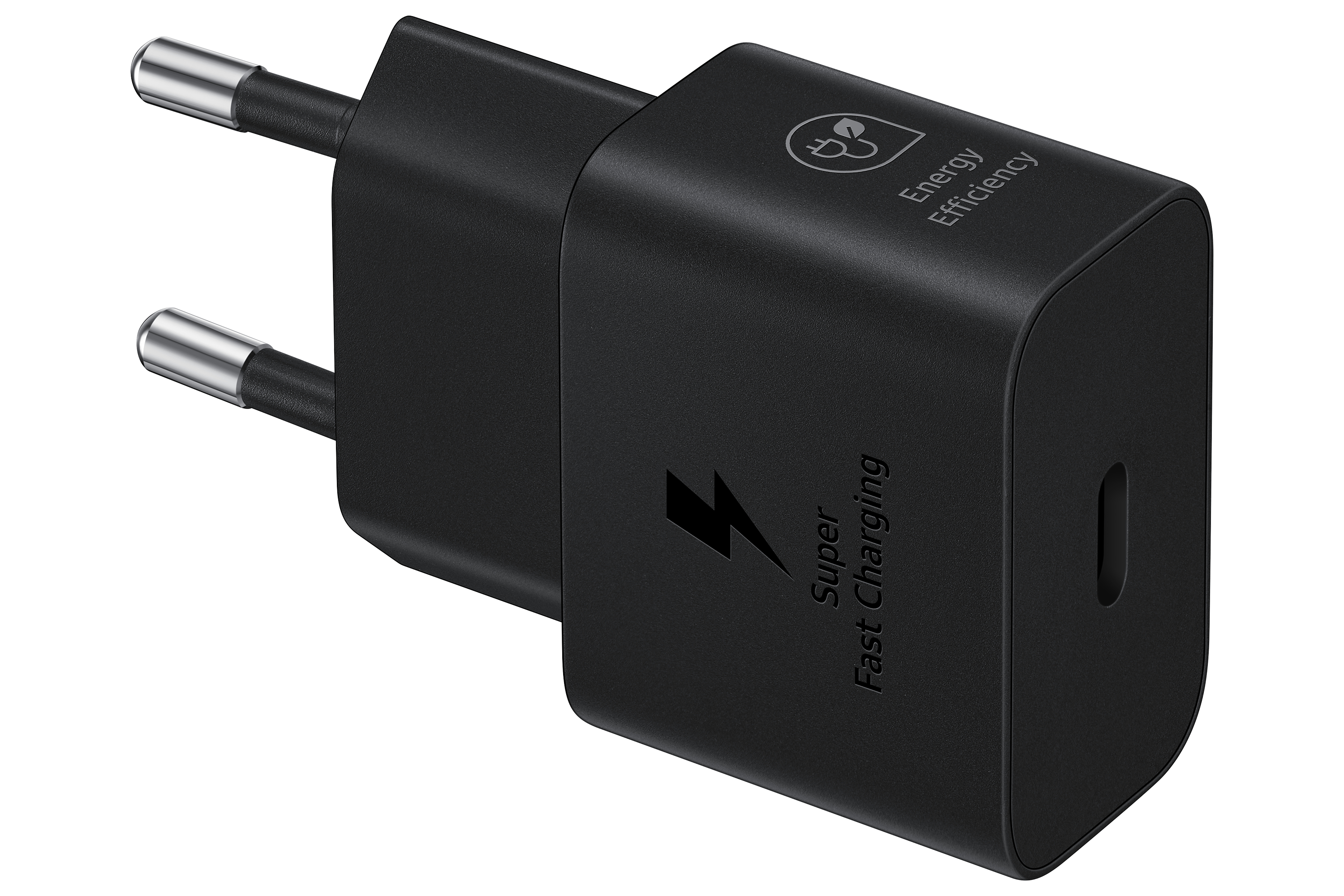 Samsung Galaxy Power Adapter USB Type C 25W w/&shy;o Cable Black