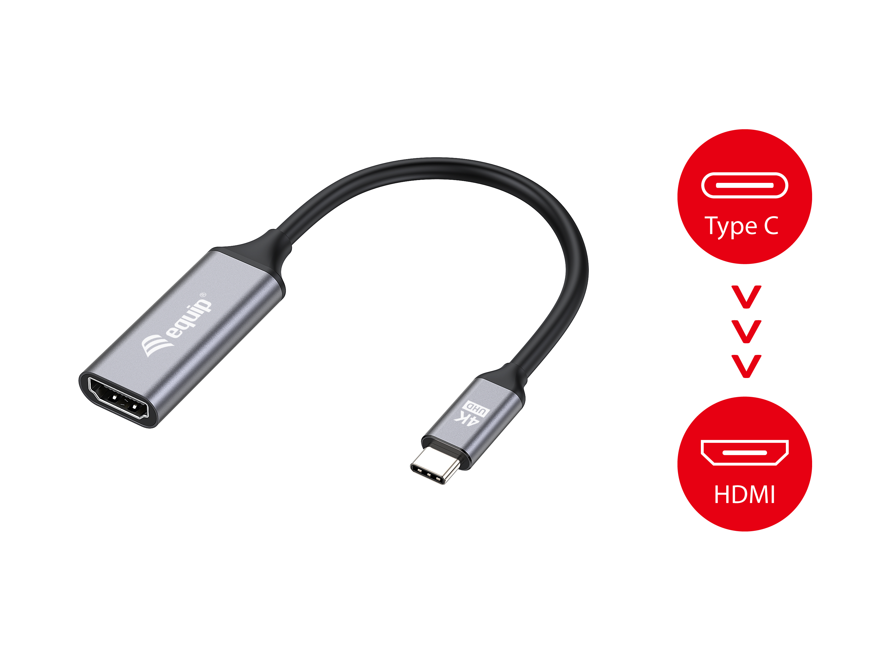 Equip USB-C auf HDMI 2.0 Adapter, 4K/60Hz