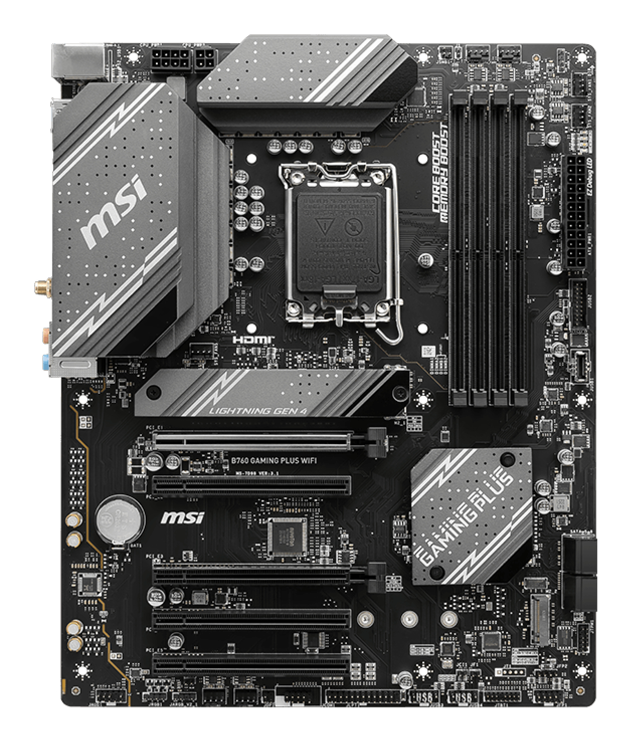 MSI MAG B760 Gaming Plus Wifi (B760,S1700,ATX,DDR5) Mainboards INTEL