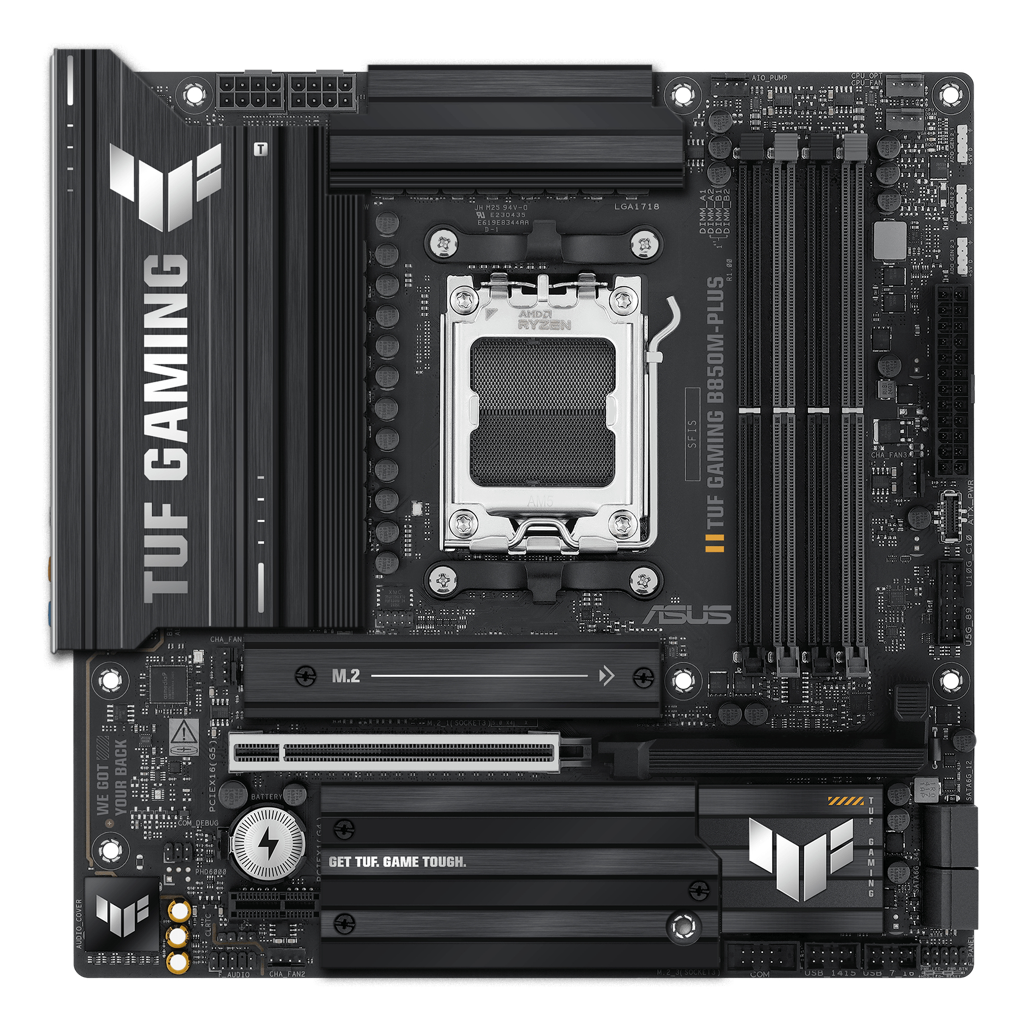 ASUS TUF GAMING B850M-PLUS (AMD,AM5,DDR5,mATX)