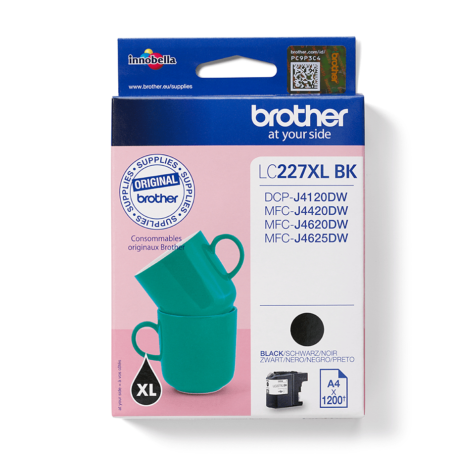 Patrone Brother LC-227XLBK MFC-J4420DW/J4620DW