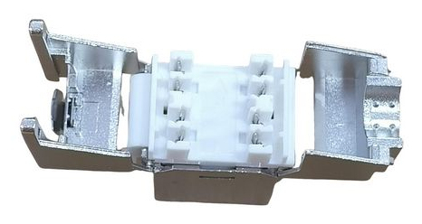 Equip Keystone Jack geschirmt Cat6A slim wzf.8Stk si