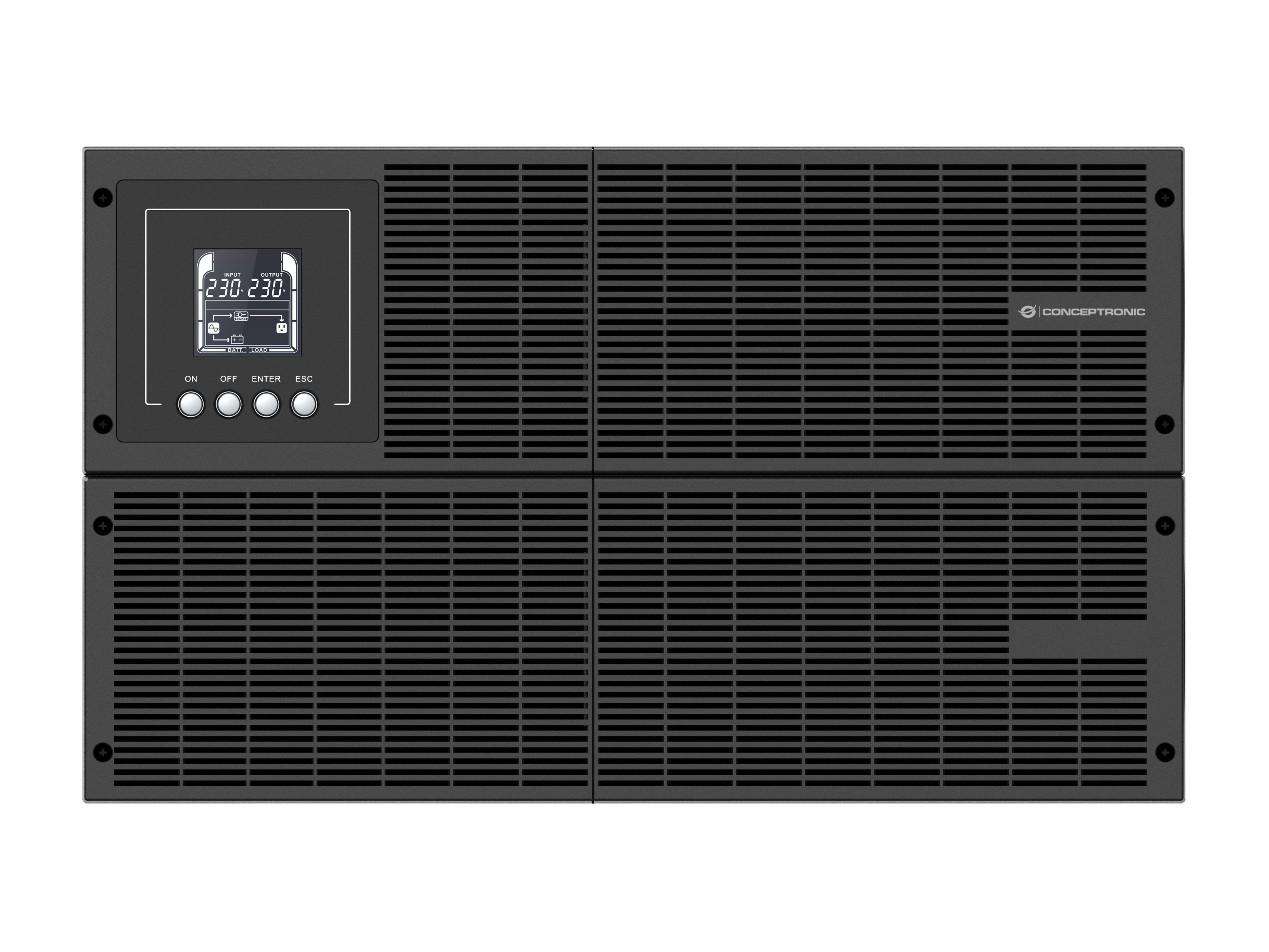 CONCEPTRONIC USV 6000VA/6000W/HID USB/Terminal Rack/Tower sw (Speditionsversand) USVs