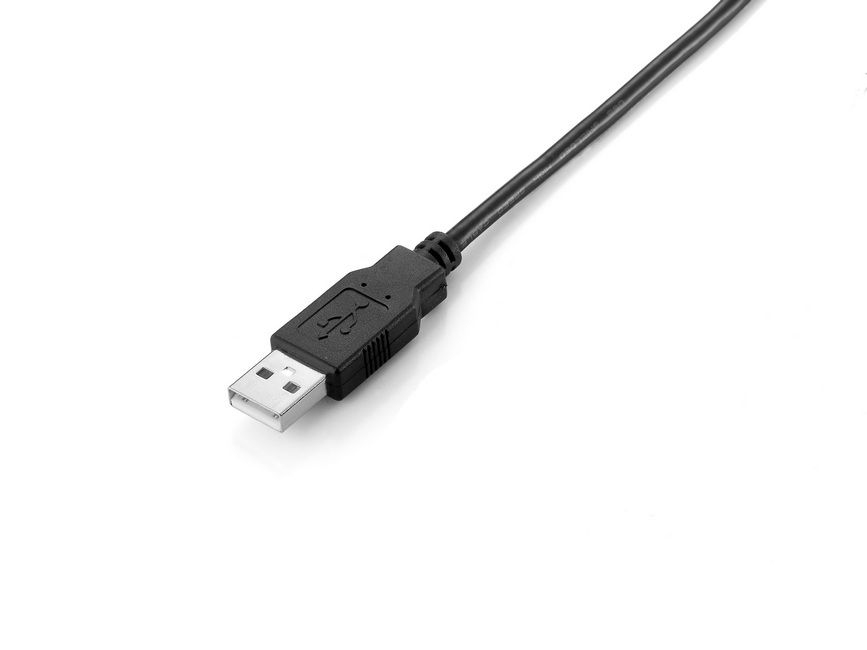 Equip USB2.0 Druckerkabel USB-A->USB-B  St/St  2.00m schwarz Polybeutel