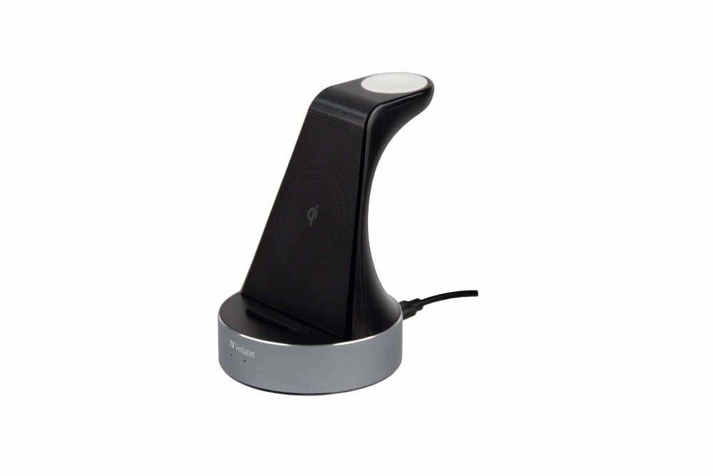 Verbatim WCS-01 2in1 Qi MFi Wireless Apple Watch Charger Apple Zubehör