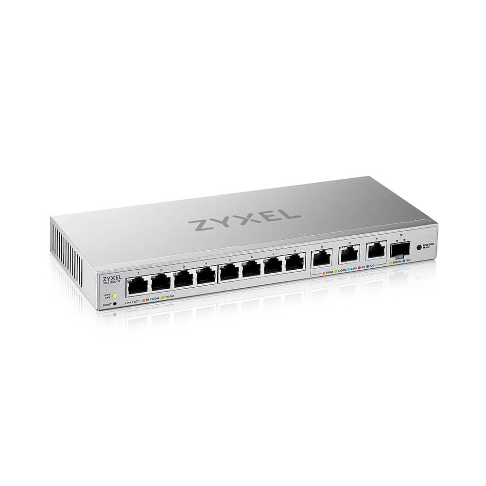 Zyxel XGS1250-12 12-Port Smart Managed MultiGig Switch Zyxel XGS1250-12 12-Port Smart Managed MultiGig Switch