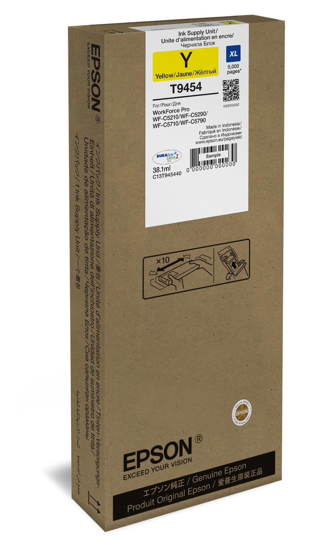 Patrone Epson T9454 yellow XL T9454 Patrone Epson T9454 yellow XL T9454