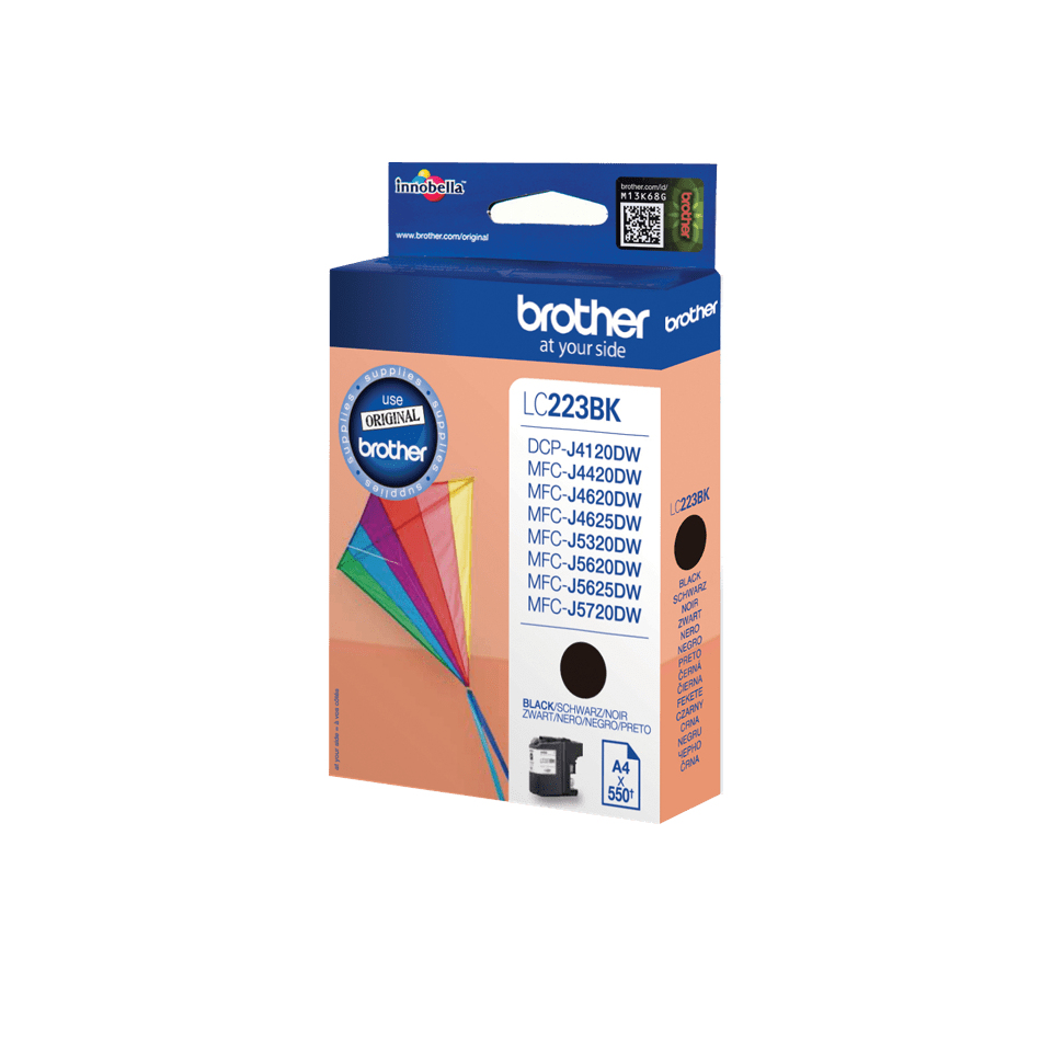 Patrone Brother LC-223BK MFC-J4420DW/J4620DW