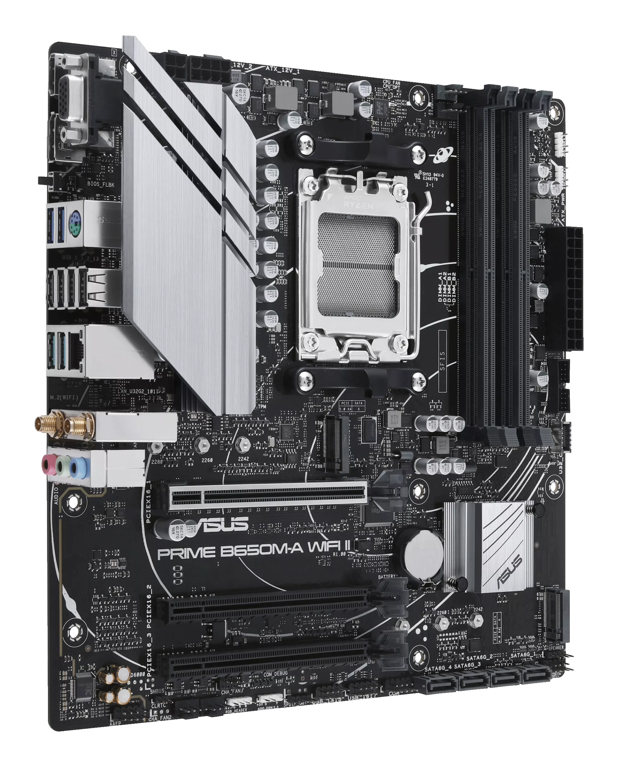 ASUS PRIME B650M-A WIFI II AMD B650 Sockel AM5 micro ATX