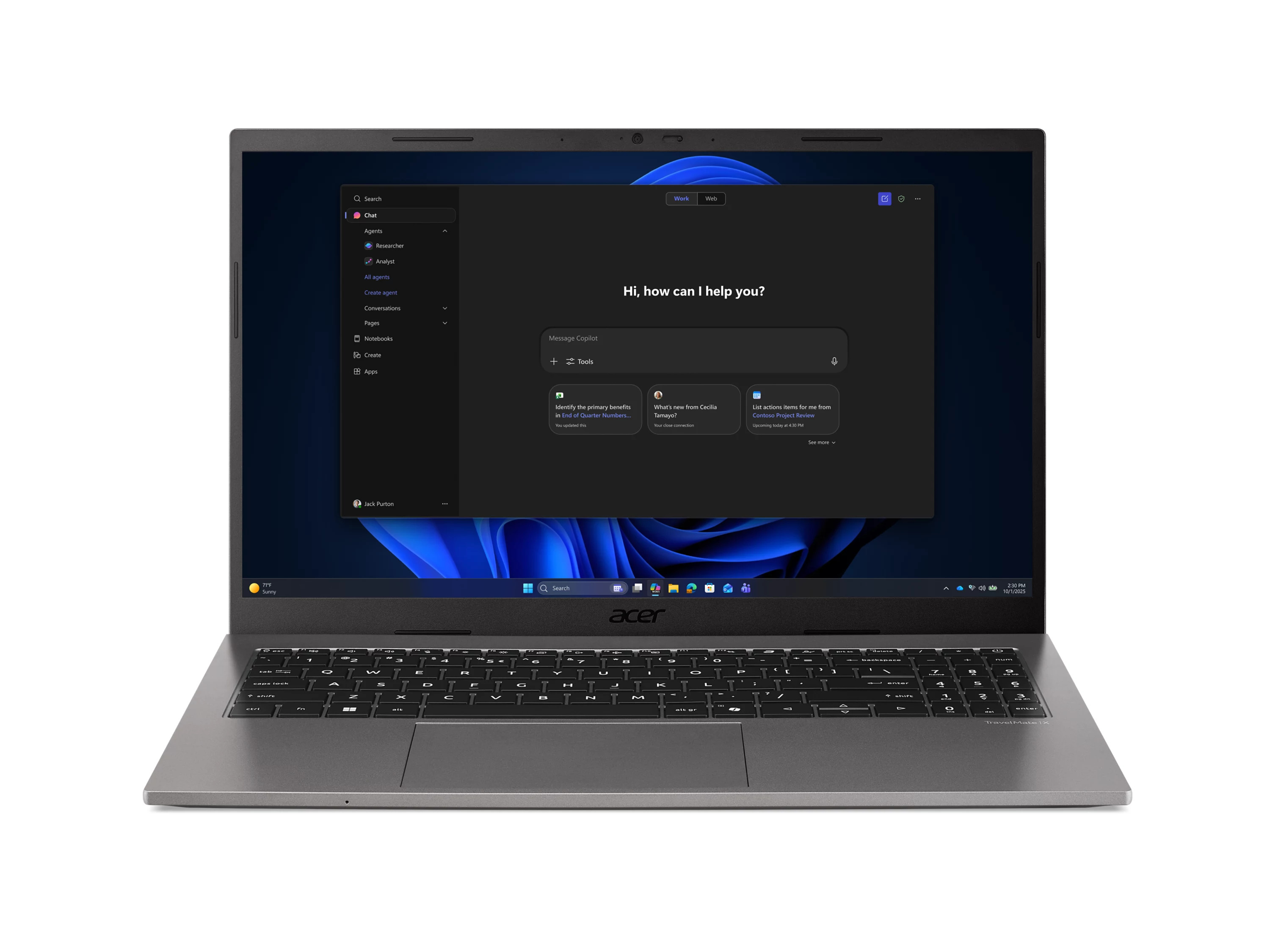 Acer TravelMate X2 15.6" C5-320 16/512 FHD W11P