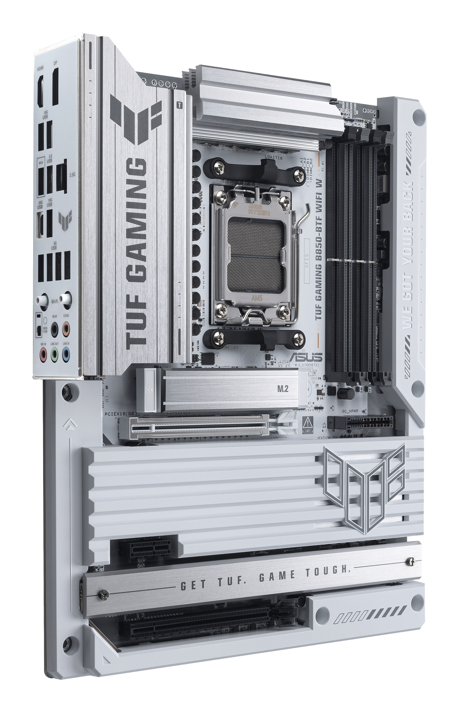 ASUS TUF GAMING B850-BTF WIFI W (AMD,AM5,DDR5,ATX) Mainboards AMD