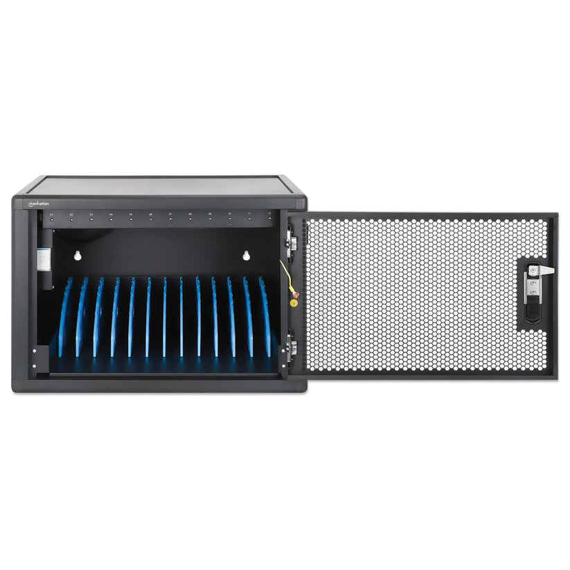 MANHATTAN 12-Port USB-C Desktop Ladeschrank 65W pro Port Ladegerät