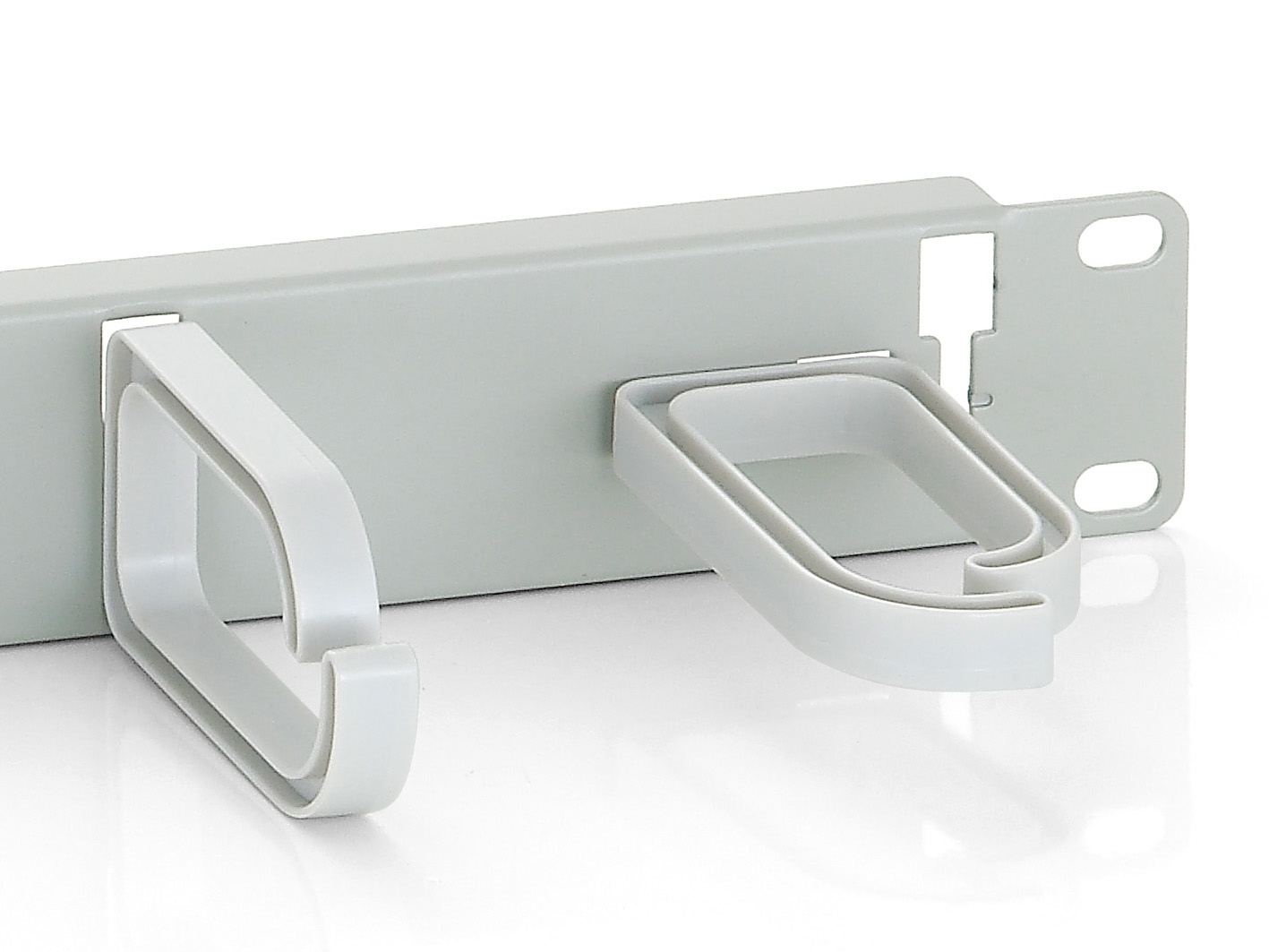 Equip 19 Rack Mount Kabel Management Panel, hellgrau