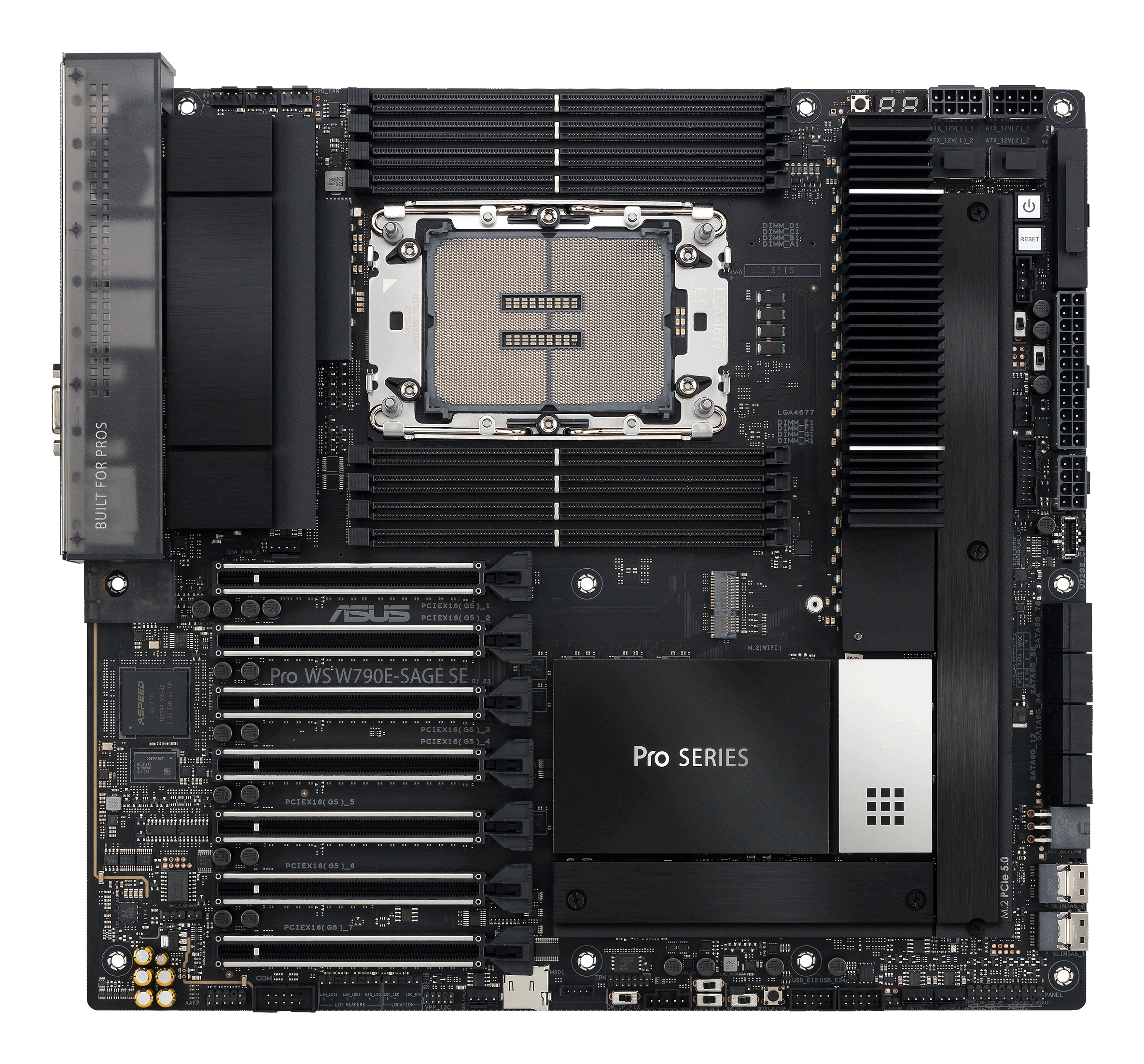 ASUS PRO WS W790E-SAGE SE (INTEL,4677,DDR5,EEB) Mainboards INTEL