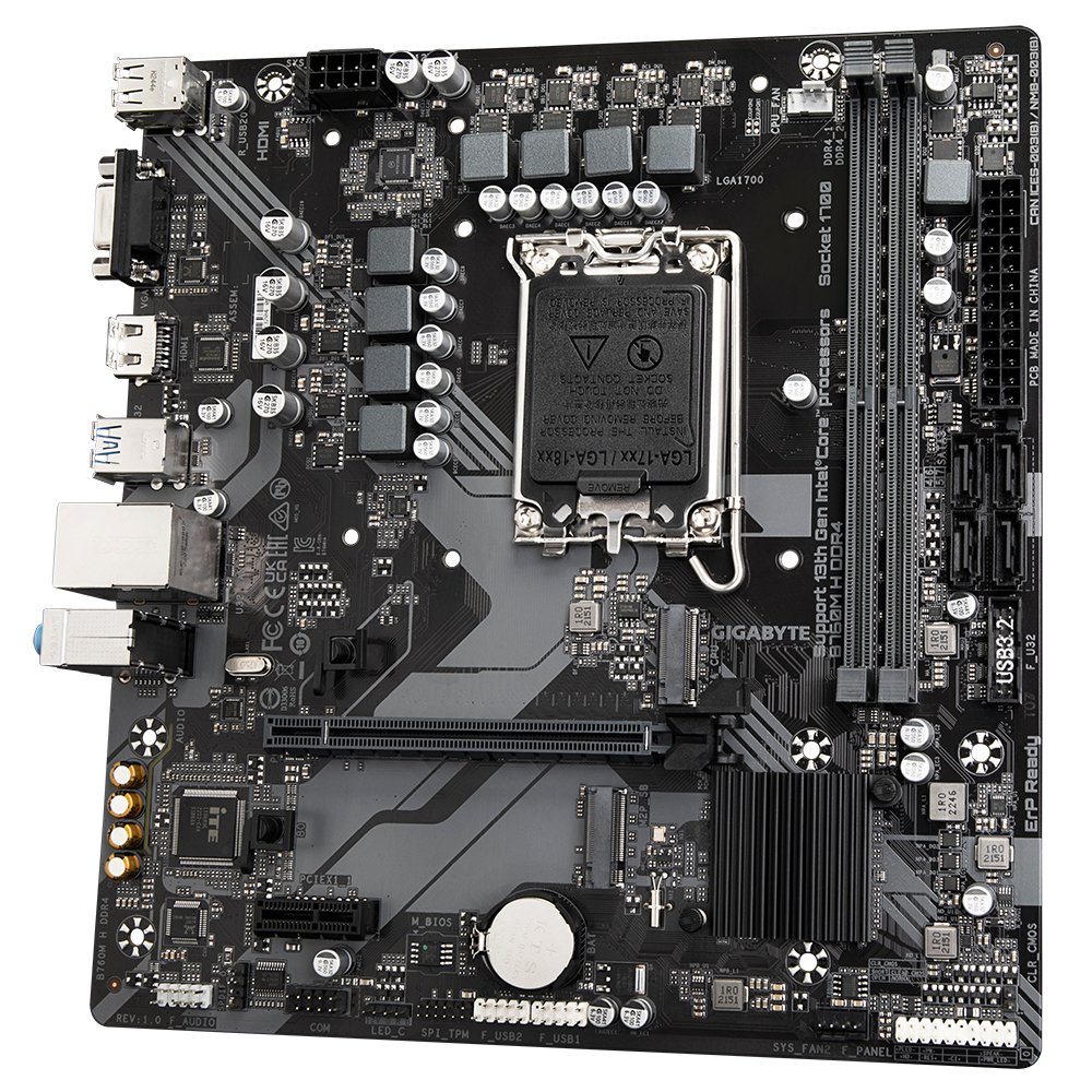 Gigabyte B760M H DDR4 (B760,S1700,mATX,DDR4)