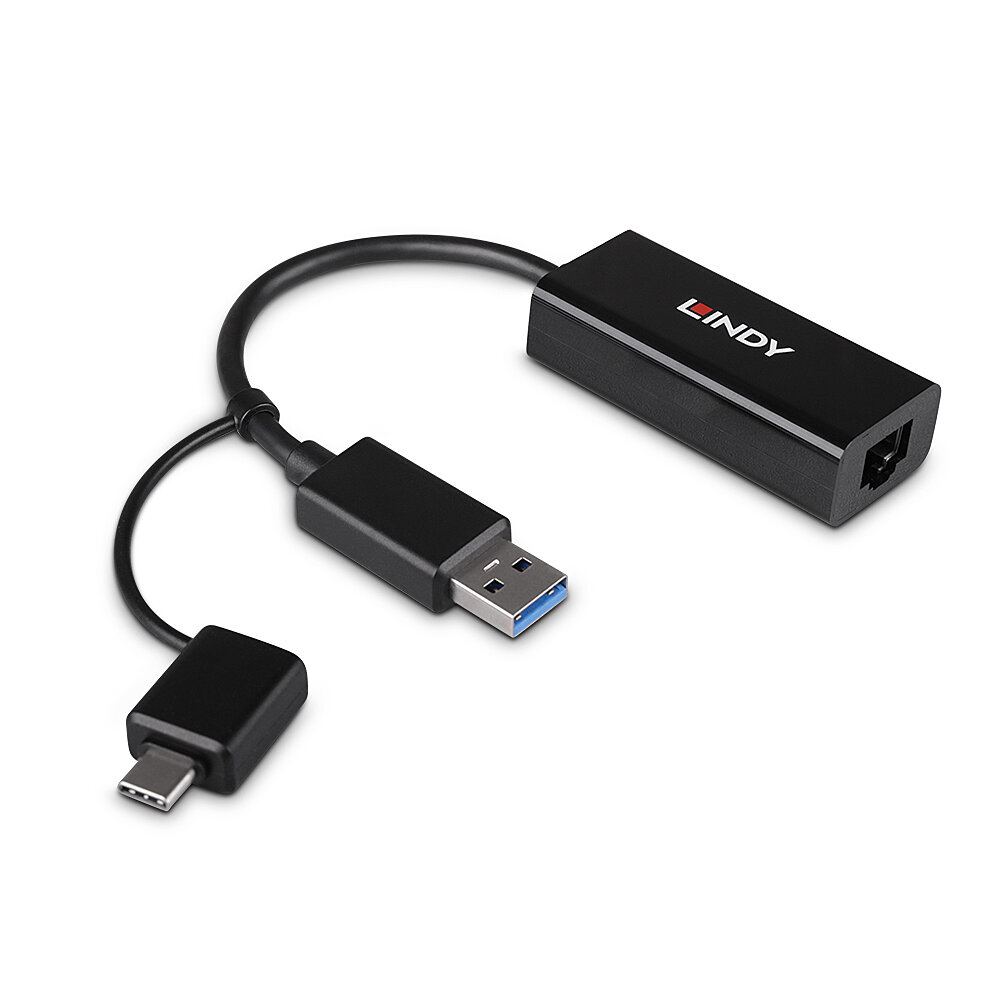 LINDY USB 3.2 Gen 1 Gigabit Ethernet Converter Adapter