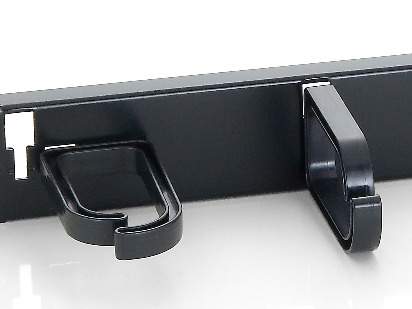 Equip 19" Kabelmanagement 5xPlastikringe Stahl 1U RAL9005