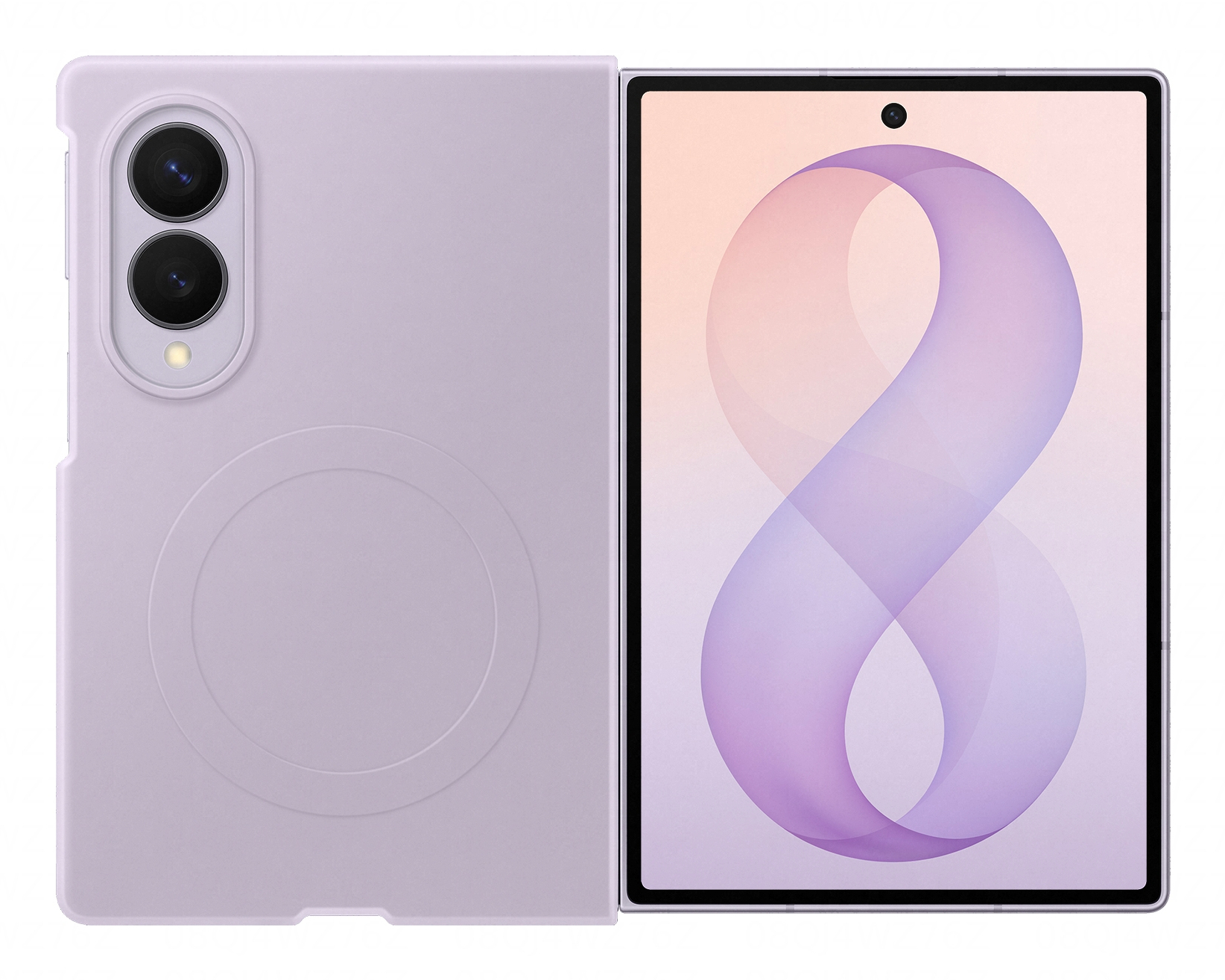 Samsung Smartphone Silicon Magnet Case Violet for Fold 8