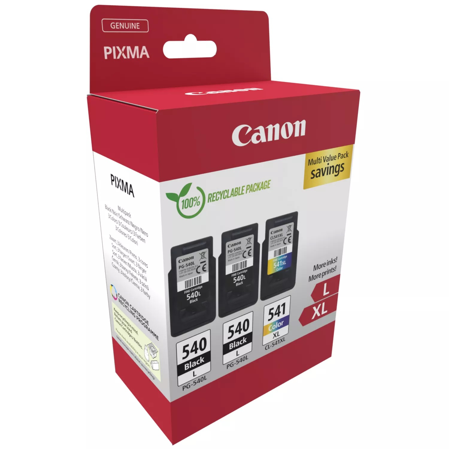 Patrone Canon PG-540L/CL-541XL black PatronenValuePack