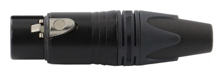 Equip Kabelverbinder 3-Polig Buchse schwarz