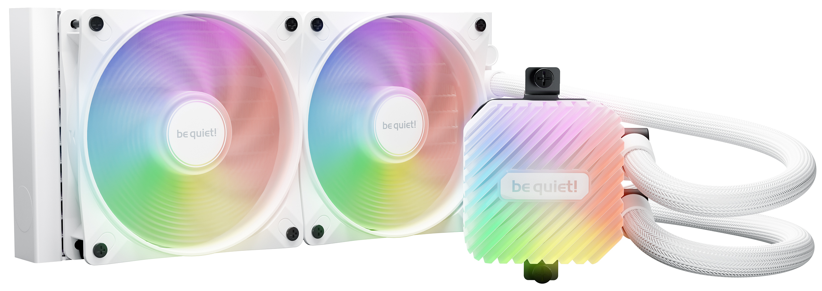 be quiet! WAK LIGHT LOOP 240mm White All-in-One Wasserkühlg.
