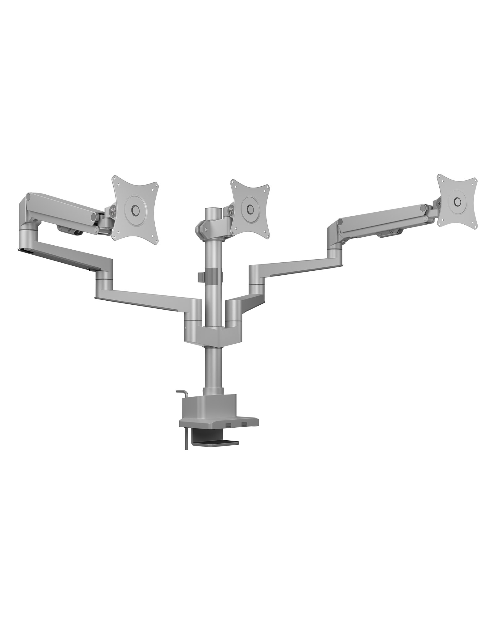 Monitorständer IcyBox 3 Monitore mit Tischhalterung