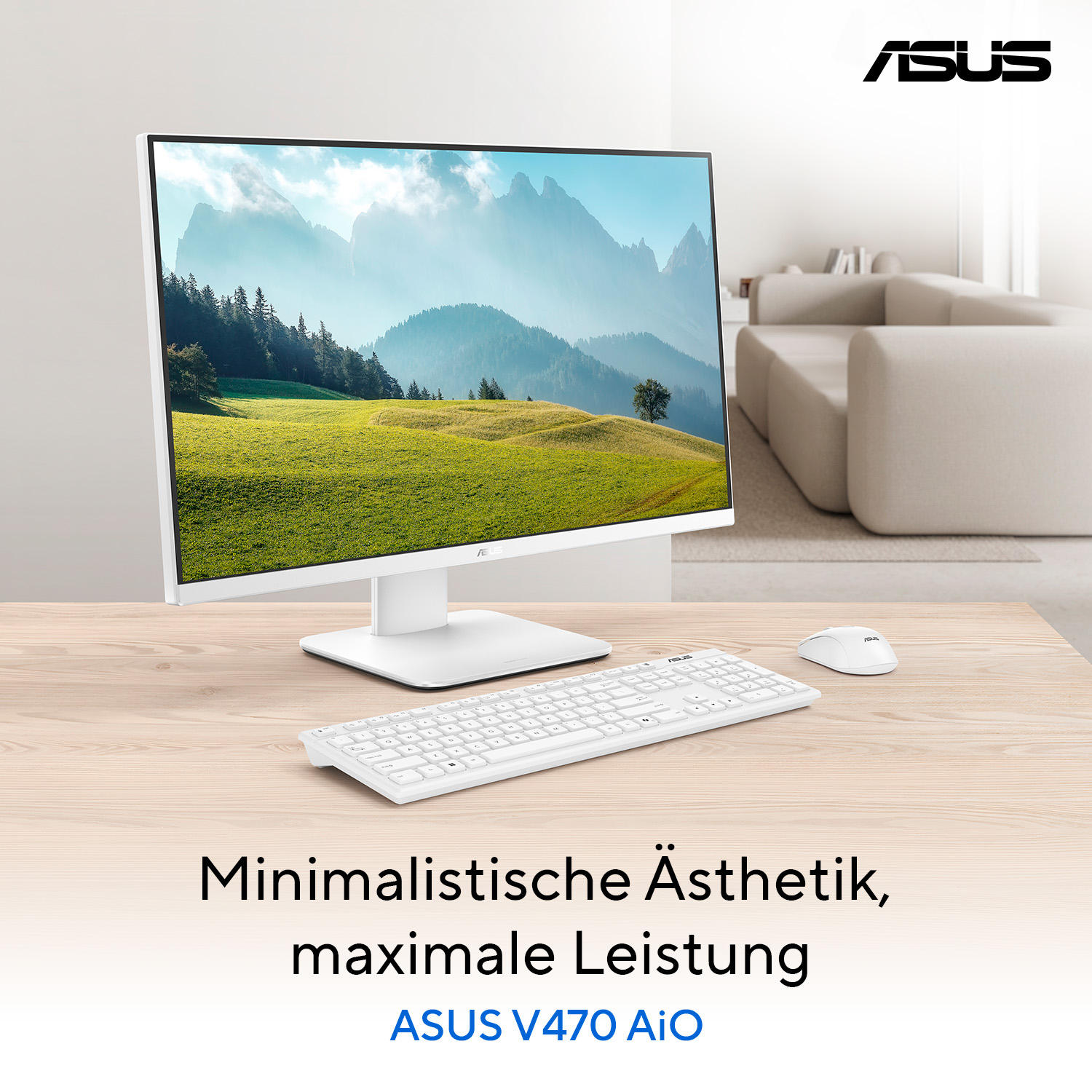 ASUS V400 AiO 27" C5-210H 16 1TB white V470VAK-WPE261W W11H