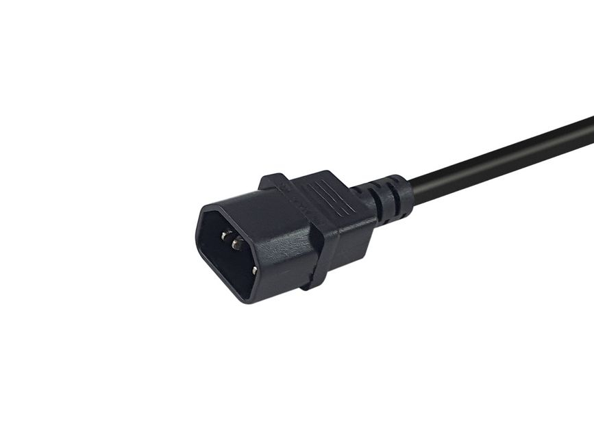 Equip Stromkabel C14 ->CEE 7/3 St/Bu schwarz 0.25m