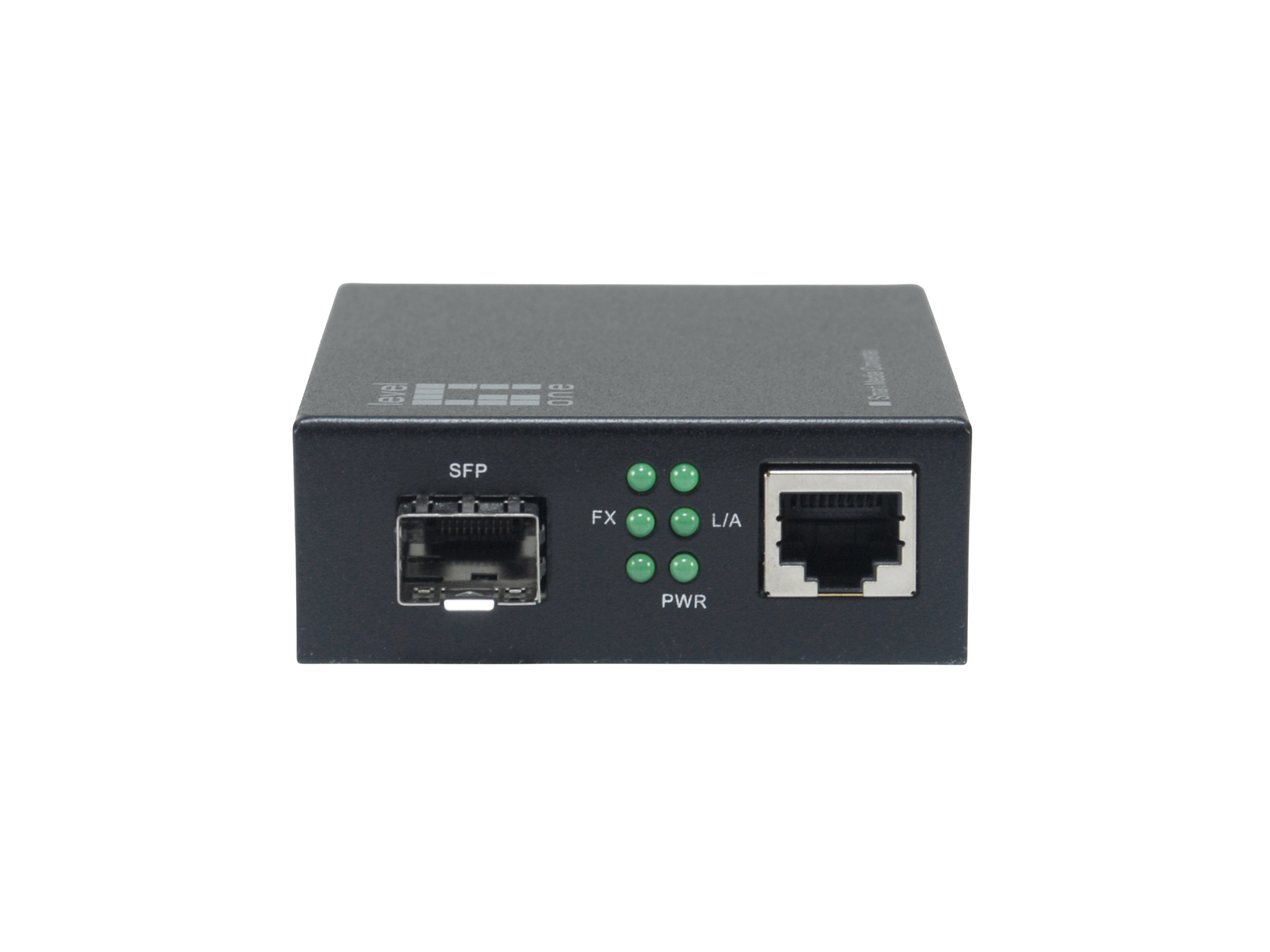 LevelOne Media Konverter RJ45->SFP GE 19" Smart