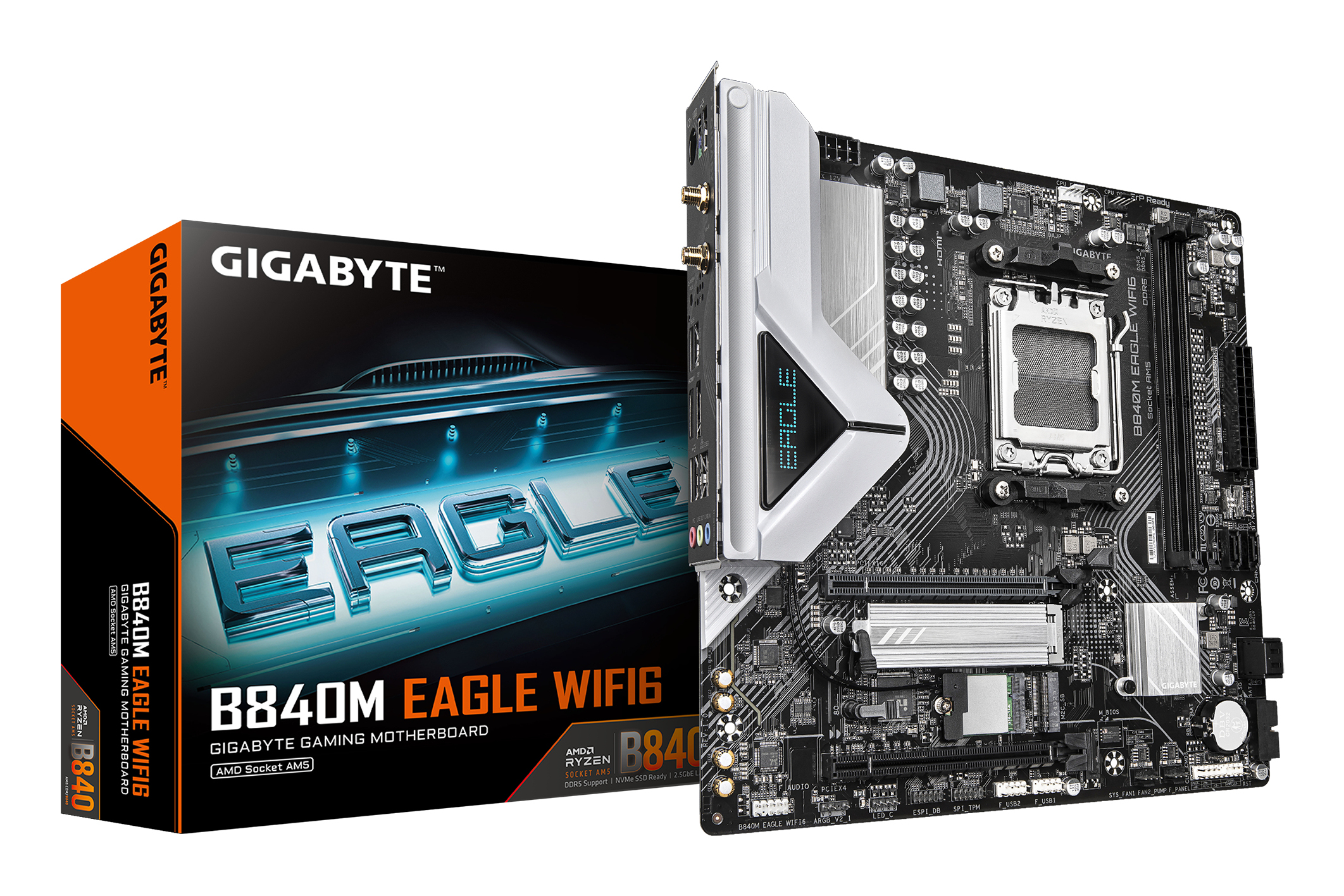Gigabyte B840M EAGLE WiFi6 (B840,AM5,mATX,DDR5) Gigabyte B840M EAGLE WiFi6 (B840,AM5,mATX,DDR5)