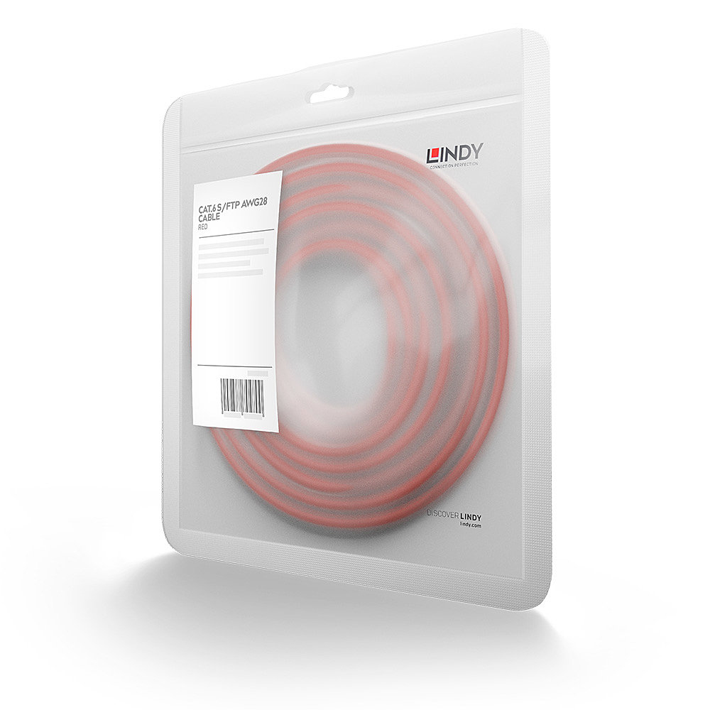 LINDY Patchkabel Cat6 S/FTP Basic rot 10m