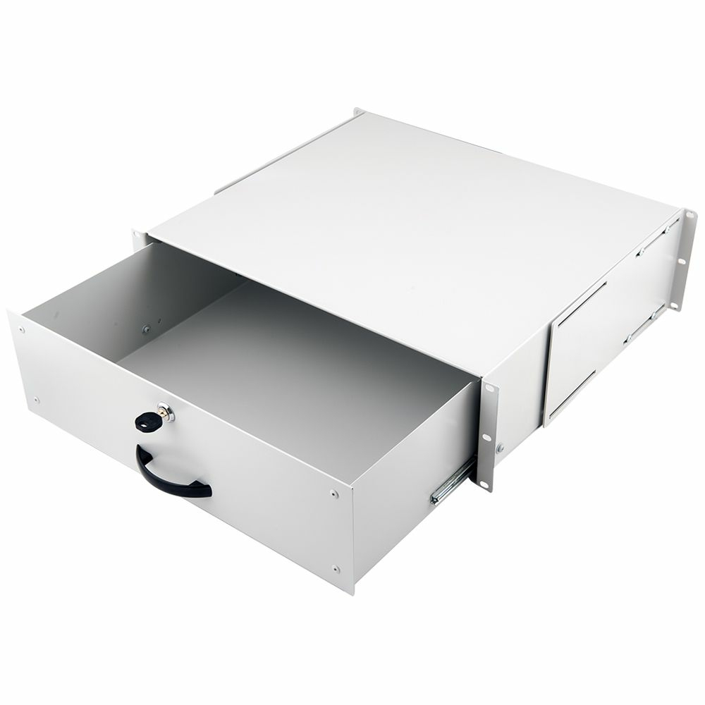 Equip 19" Schublade für Serverschränke abschl. 3U RAL7035