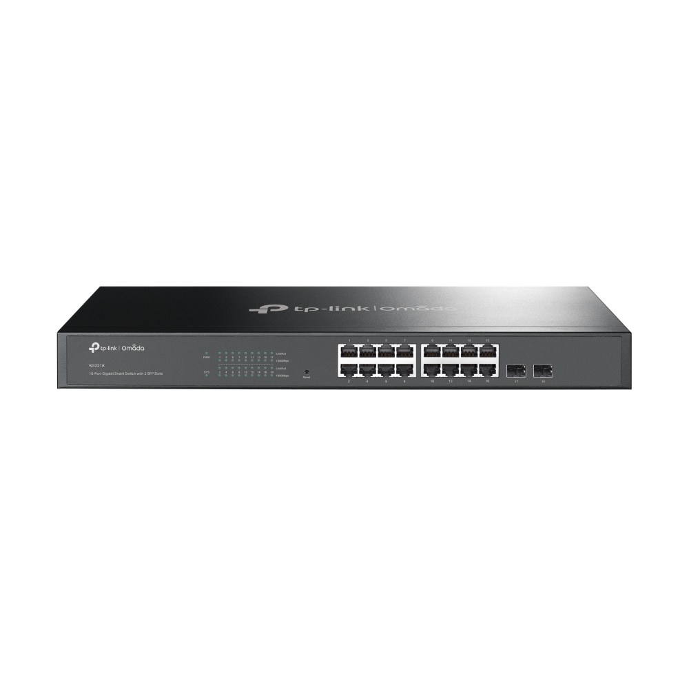 TP-Link Omada Switch 16x GE SG2218 (JetStream) 2xSFP V1.3 TP-Link Omada Switch 16x GE SG2218 (JetStream) 2xSFP V1.3