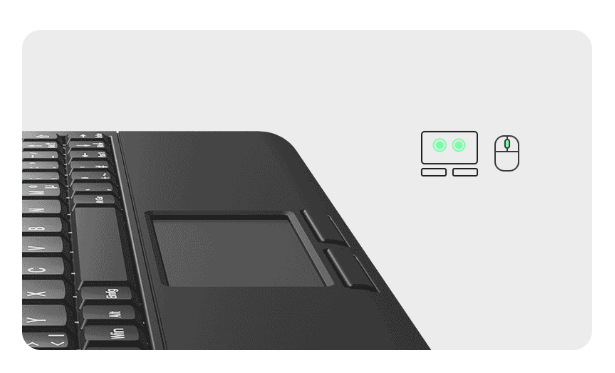KeySonic KSK-3210ELU (DE) Tastatur Haus USB QWERTZ Deutsch Schwarz
