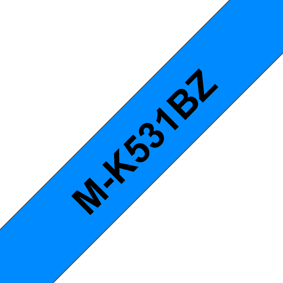 Schriftbandkassette Brother 12mmx8m blau/schwarz MK531BZ