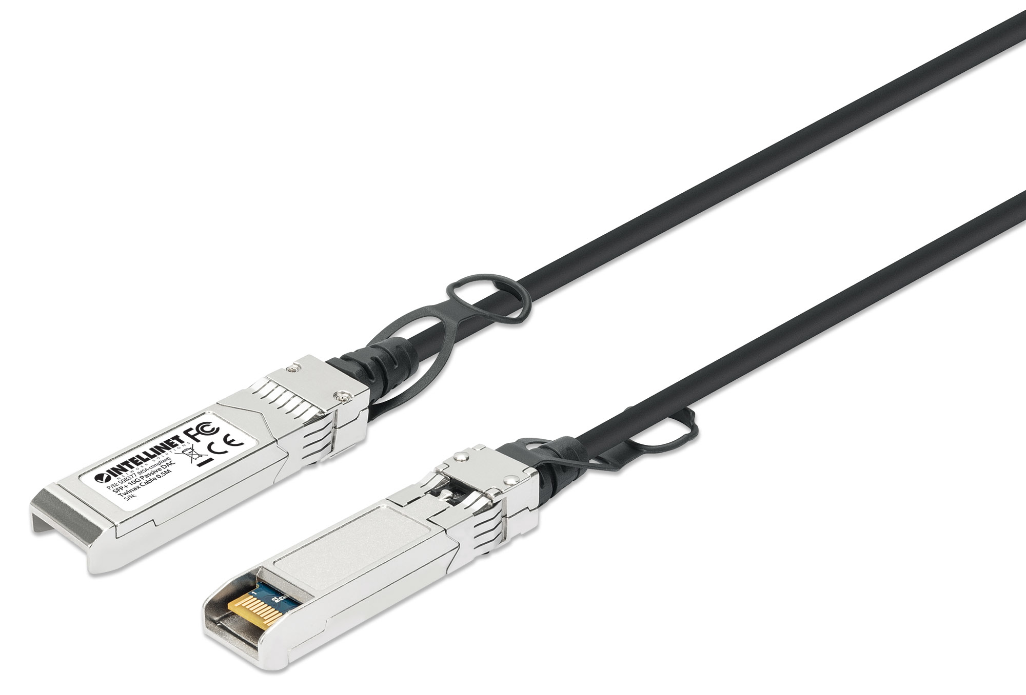INTELLINET SFP+ 10G Passives DAC Twinax-Kabel 0,5m MSA-konf.