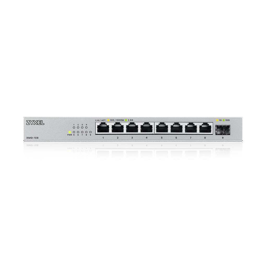 Zyxel XMG-108 8 Port 10/2,5G MultiGig Switch unmanaged Switche