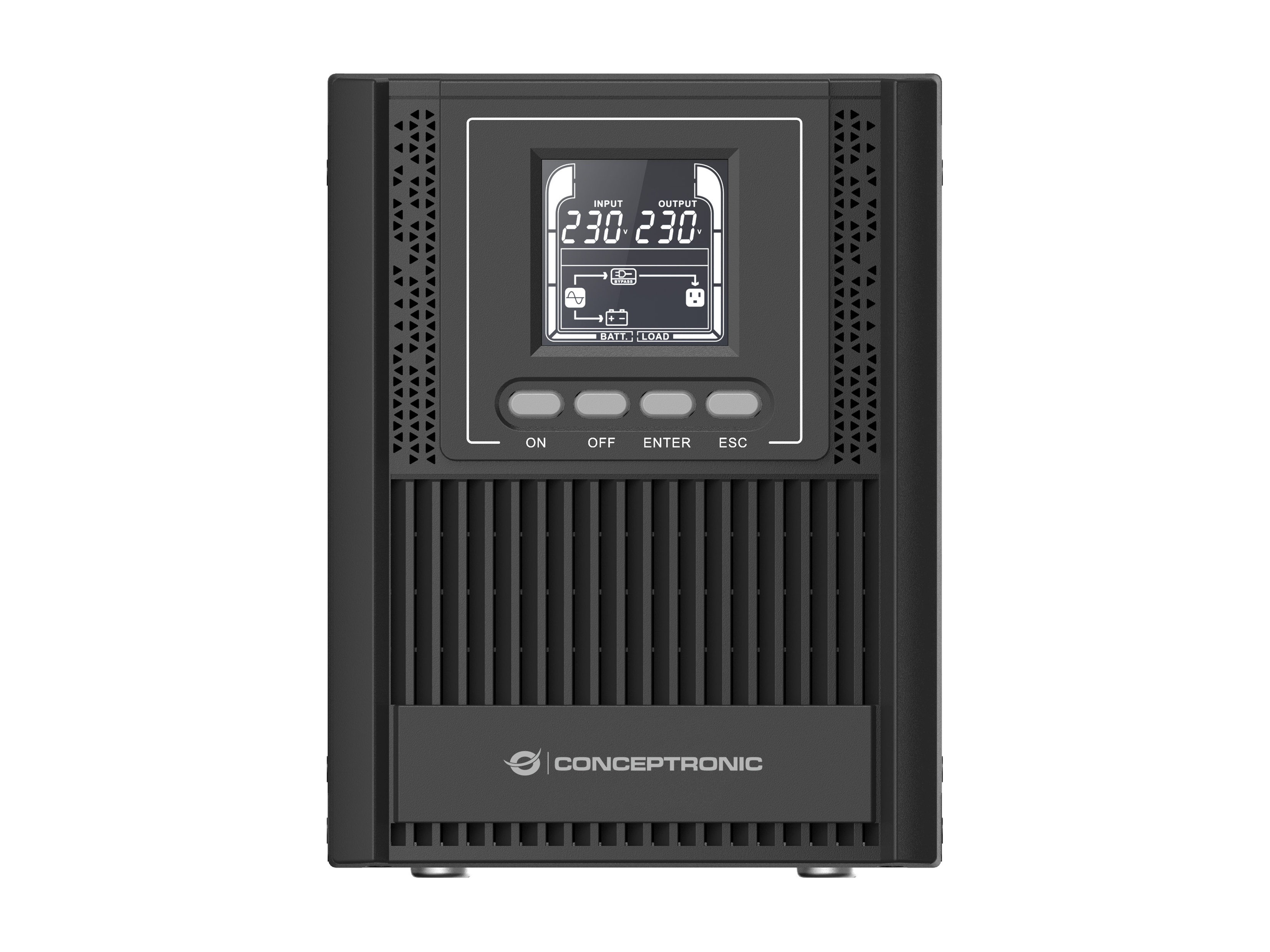 CONCEPTRONIC USV 1000VA/ 900W/3xSchuko/USB/+ Online Tower sw USVs