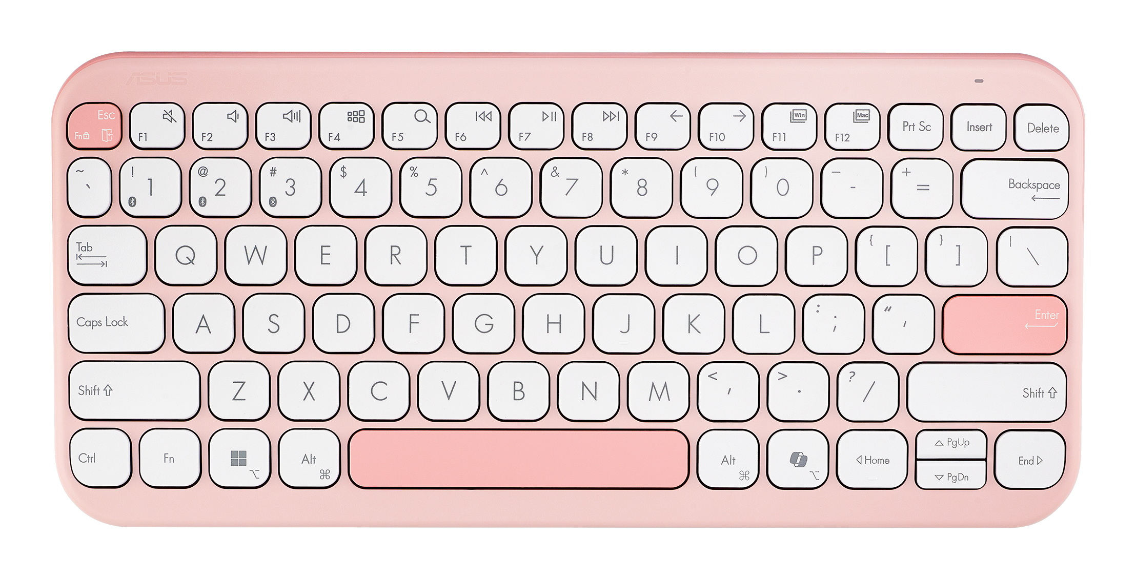 ASUS KW100 Marshmallow Tastatur pink ASUS KW100 Marshmallow Tastatur pink