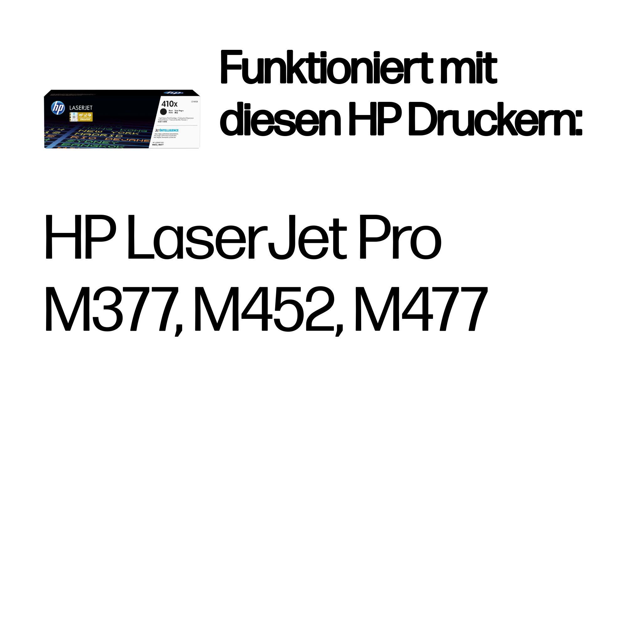 HP 410X Schwarz LaserJet Tonerpatrone