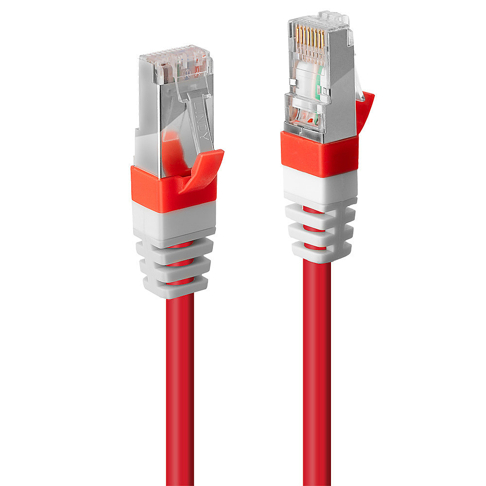 LINDY Patchkabel Cat6(A) SSTP /&shy; S/&shy;FTP PIMF rot 5.00m 10Gbit