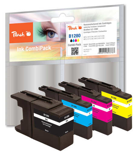 Peach Patrone Brother LC-1280 MultiPackPlus remanufactured