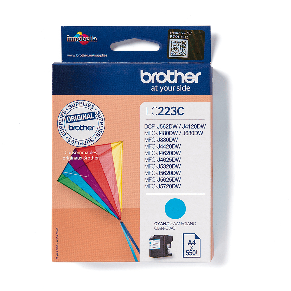 Patrone Brother LC-223C MFC-J4420DW/&shy;J4620DW