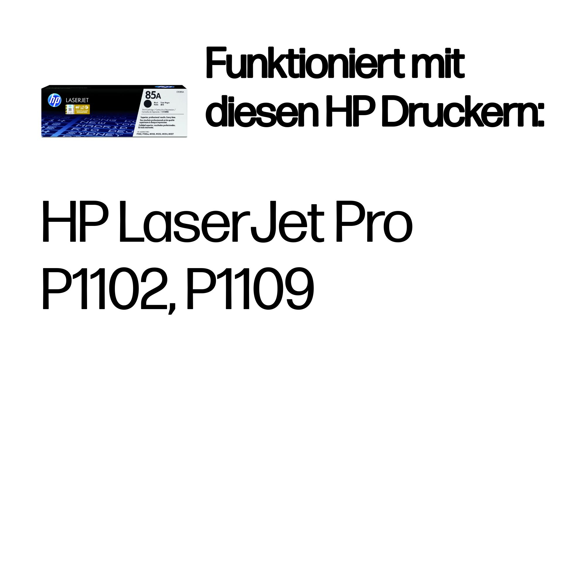 HP 85A Schwarz LaserJet Tonerpatrone