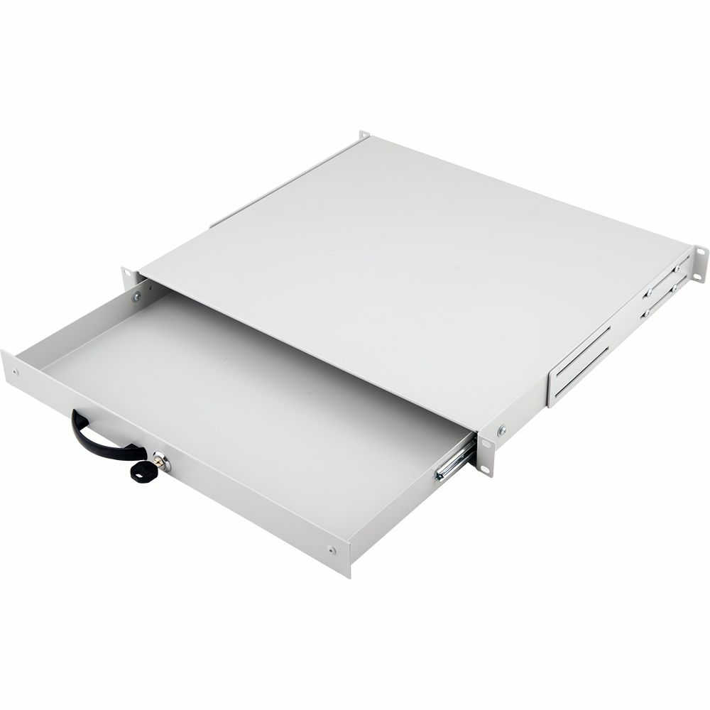 Equip 19" Schublade für Serverschränke abschl. 1U RAL7035