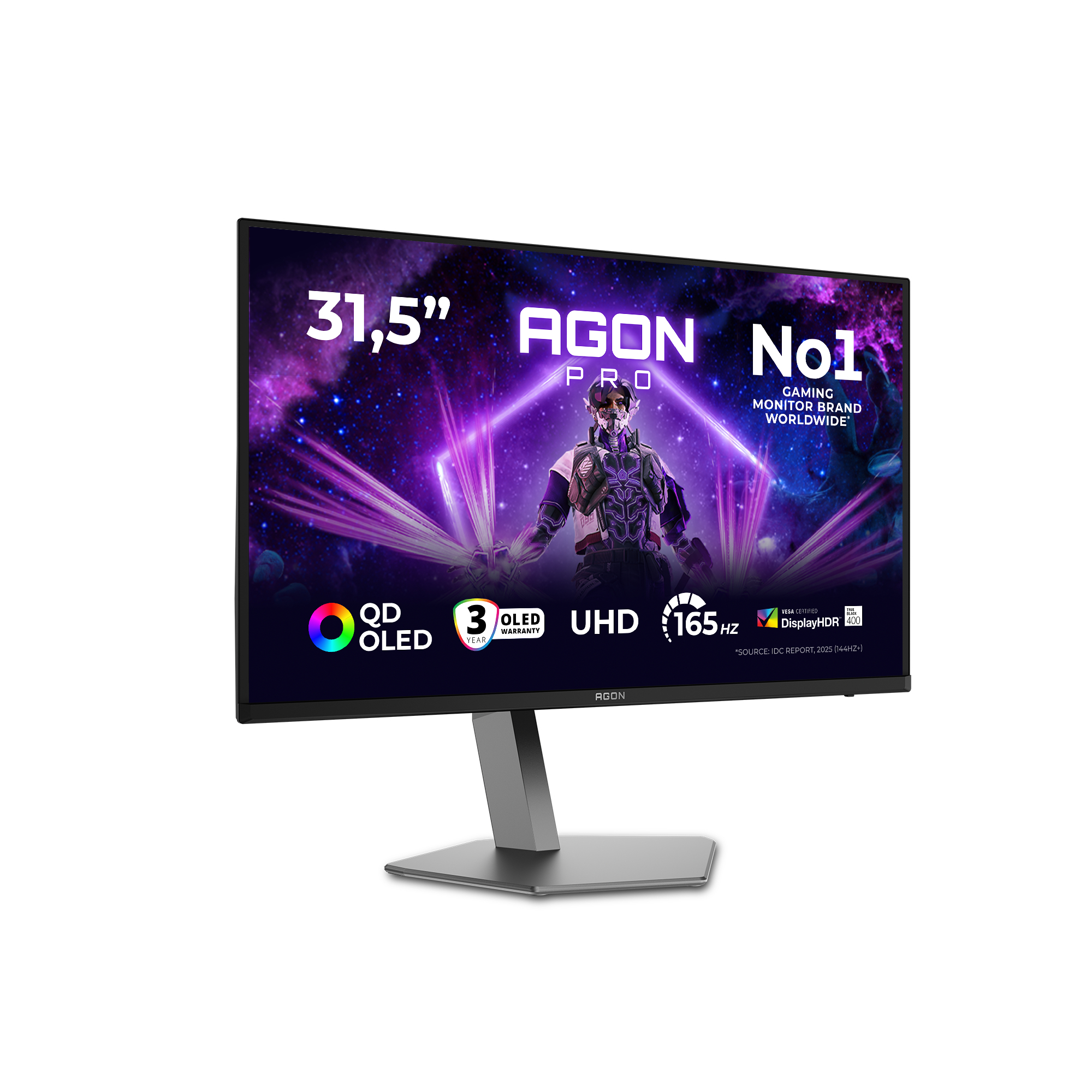 AOC 81,3cm (31,5") AG326UD  16:09 2xHDMI+DP+USB VA black
