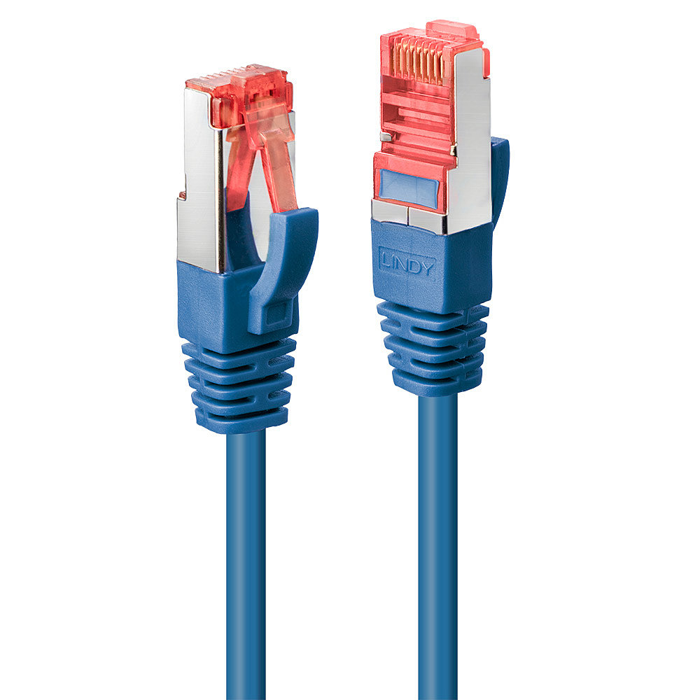 LINDY Patchkabel Cat6 S/FTP blau 1.00m Patchkabel RJ45
