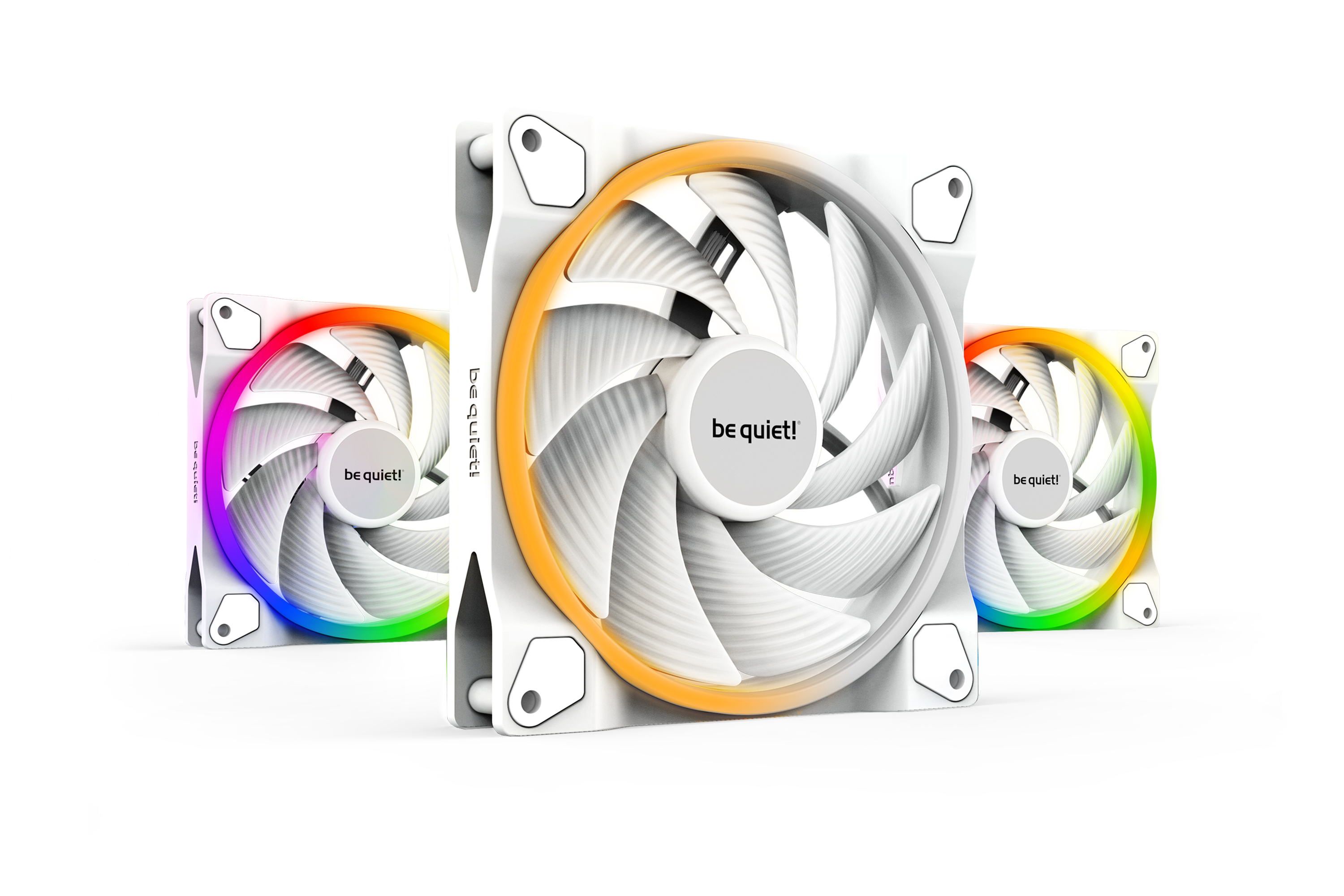 be quiet! Lüfter Light Wings PWM HS 140mm White 3-Pack