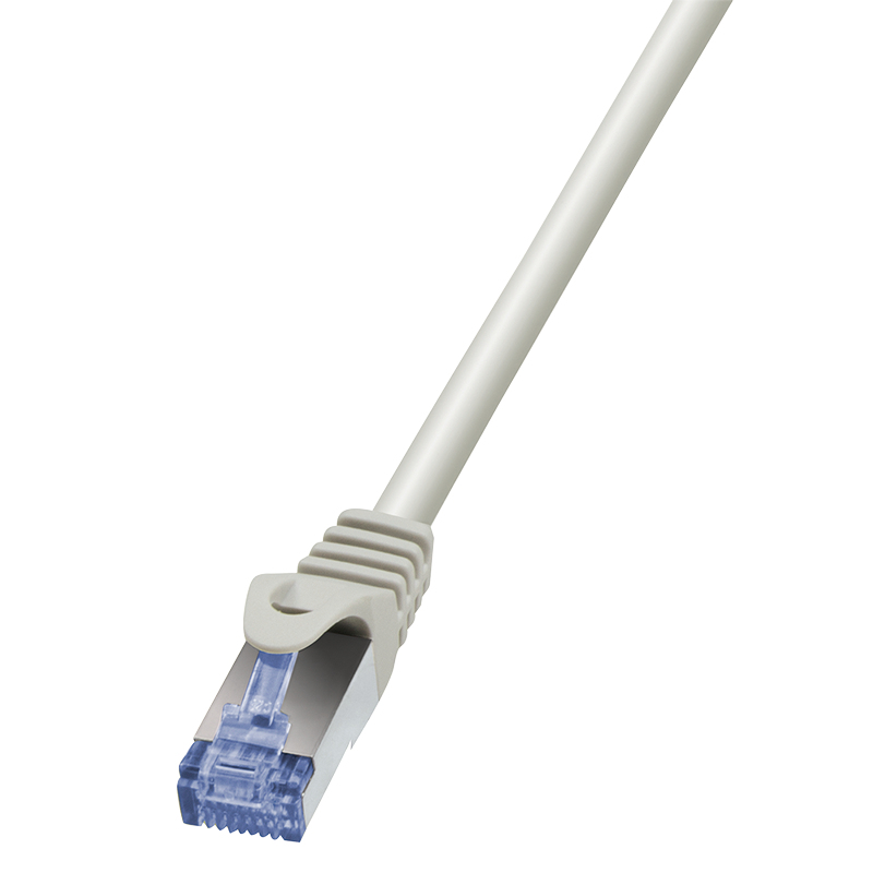 Logilink Patchkabel CAT6A S/FTP AWG26 PIMF 1,00m grau
