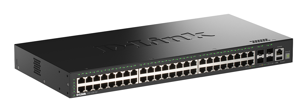 Switch 440mm D-Link DGS-1530-52 4*SFP+/48*GE retail